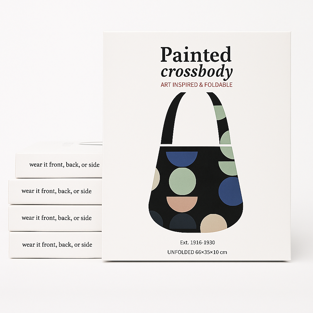 Crossbody by Taeuber-Arp (black, 5 pcs)