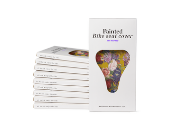 Bike seat cover by Knip (ocher, 10 pcs)