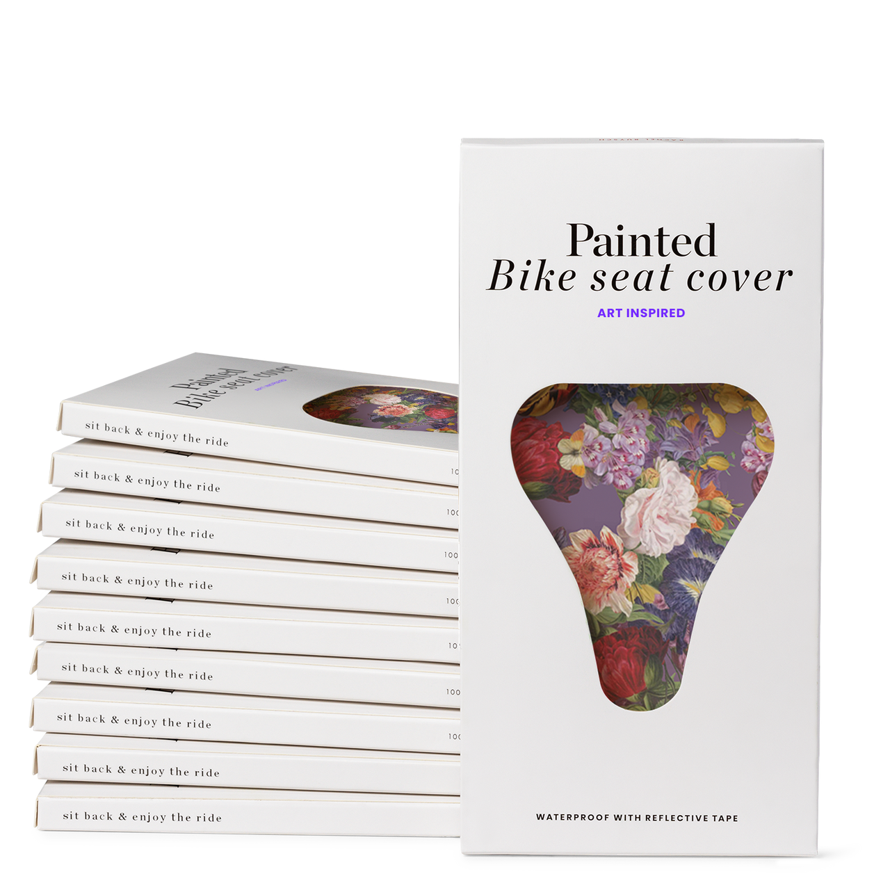 Bike seat cover by Knip (purple, 10 pcs)