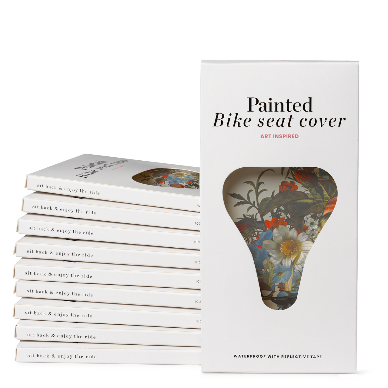 Bike seat cover van Ruysch (grote bloemen, 10 stuks)