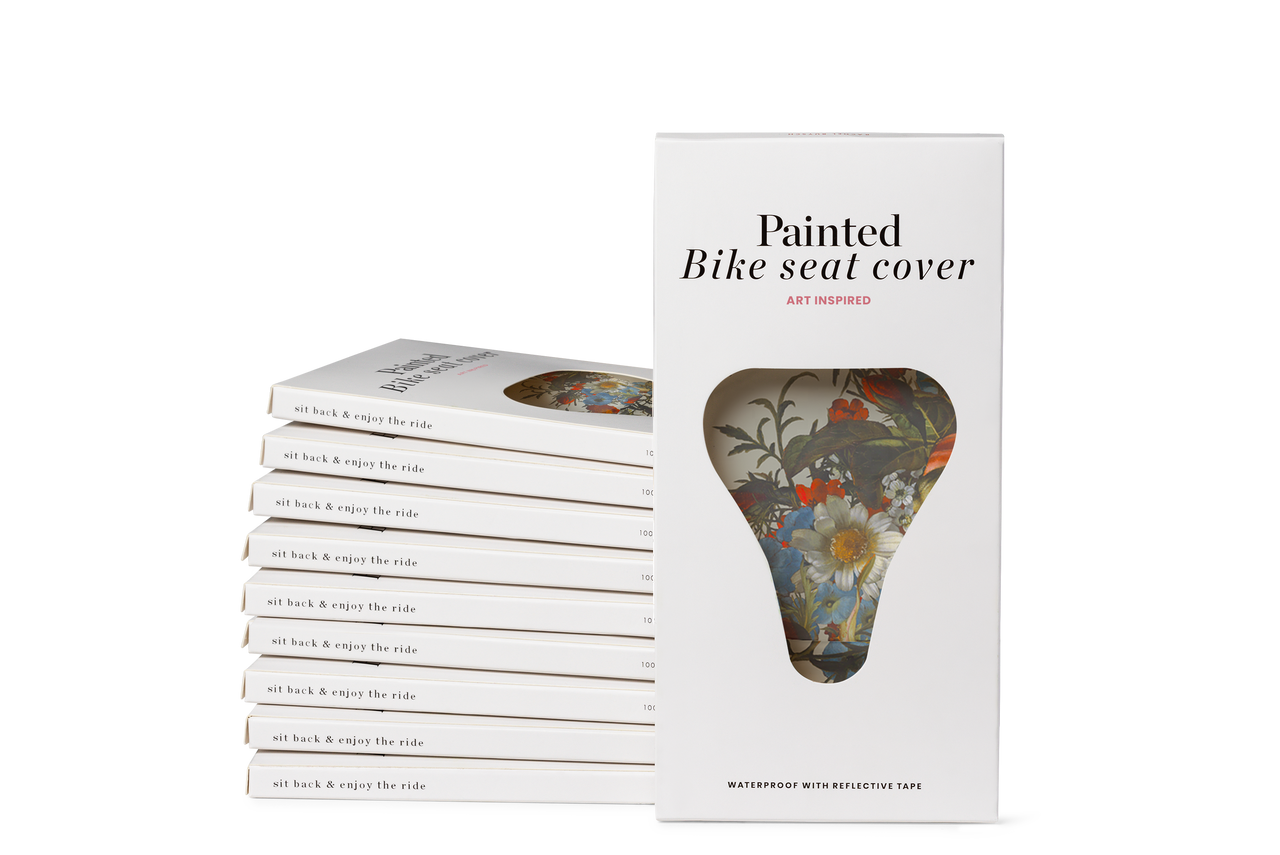 Bike seat cover by Ruysch (big flowers, 10 pcs)