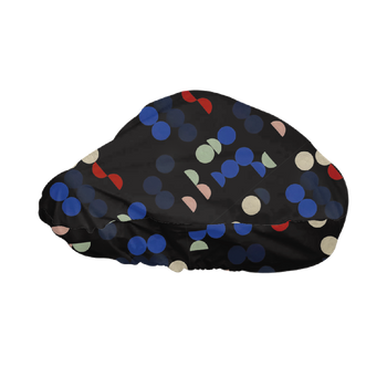 Bike seat cover by Taeuber-Arp (black, 10 pcs)