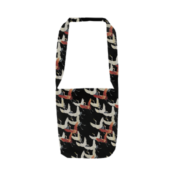 Crossbody Cranes (black, 5 pcs)