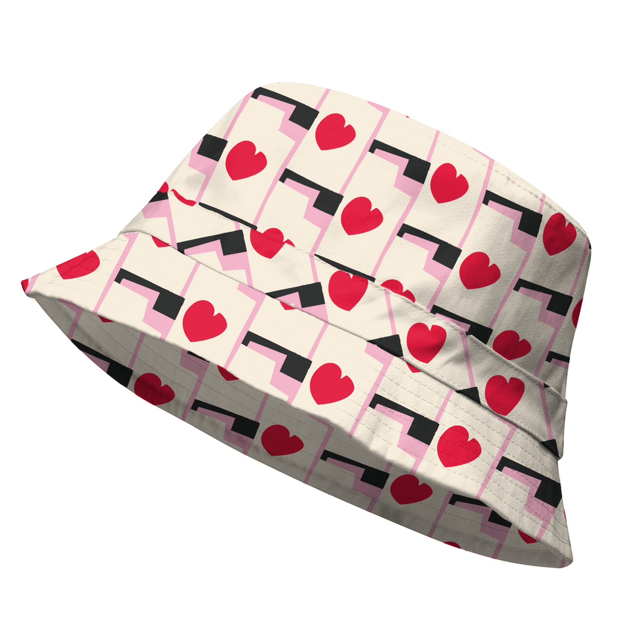 Rain hat by Matisse_Hearts (5 pcs)