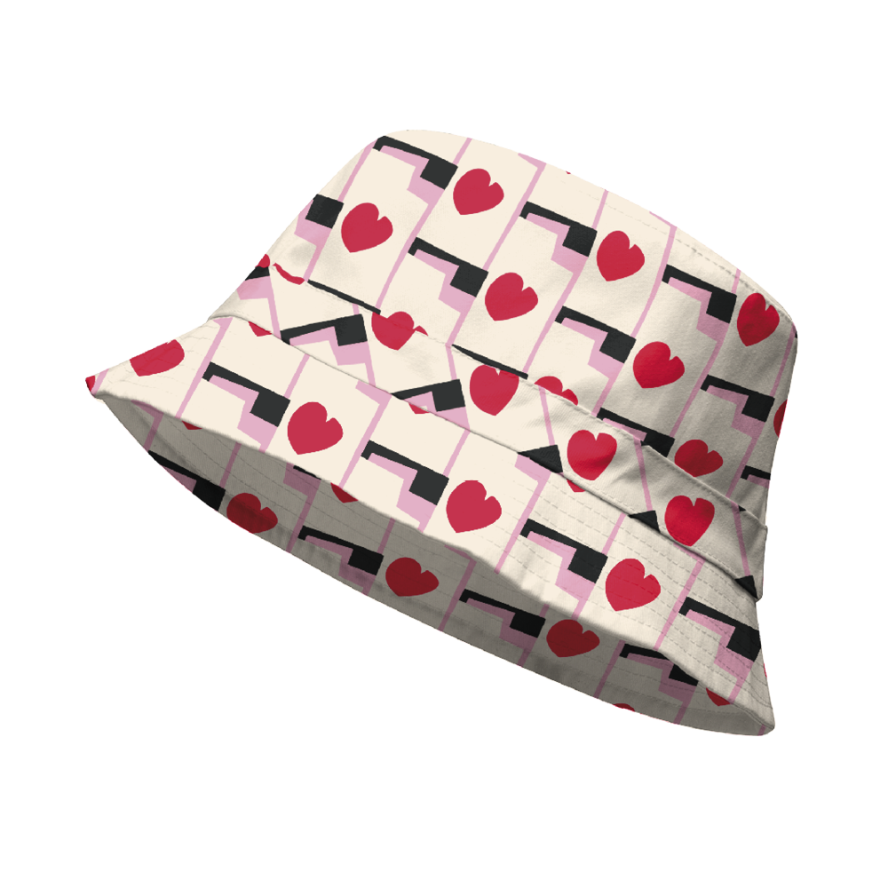 Rain hat by Matisse_Hearts (5 pcs)