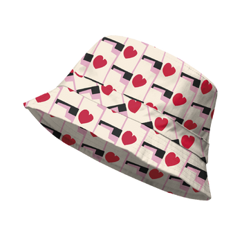Rain hat by Matisse_Hearts (5 pcs)