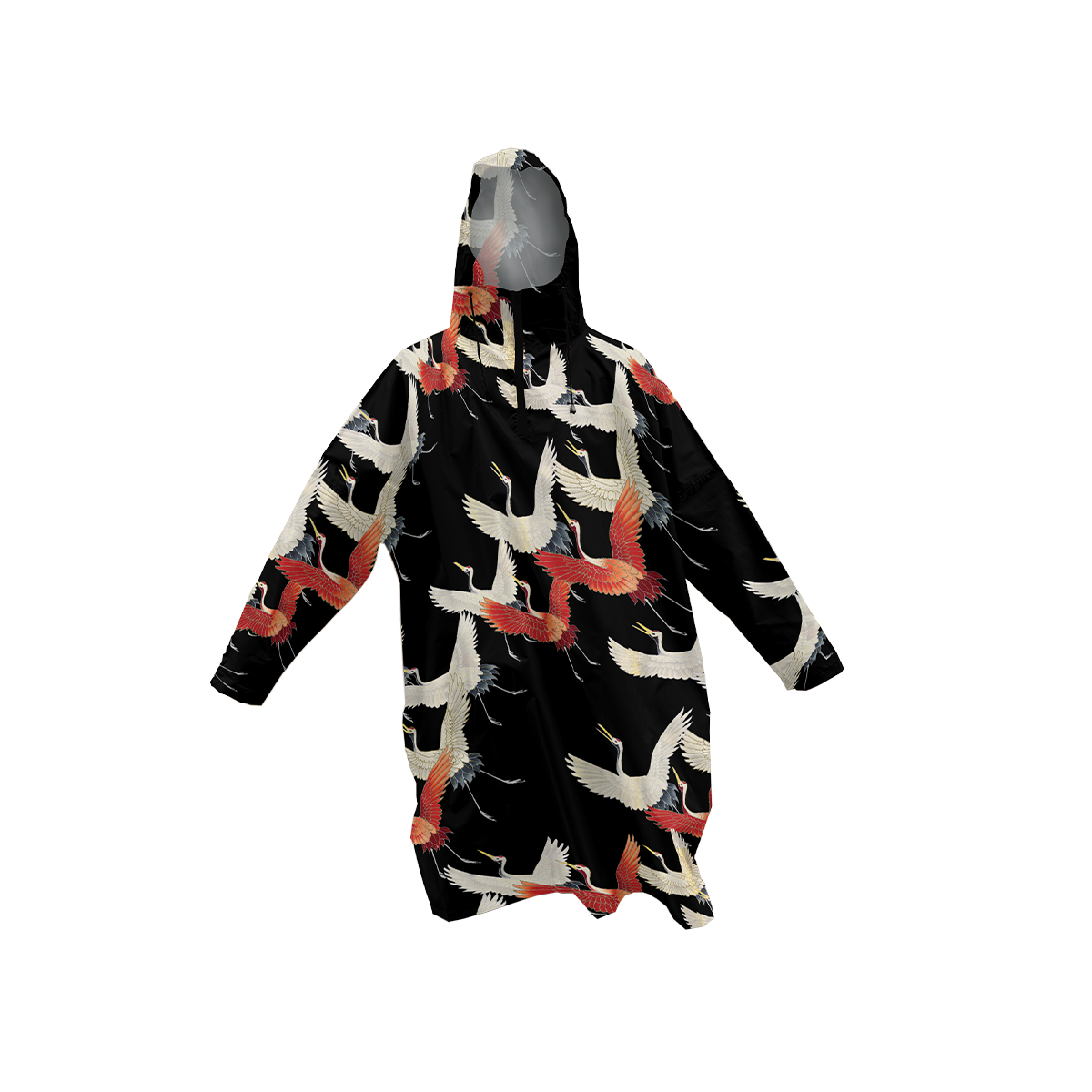 Rainponcho Cranes (black, 3 pcs)