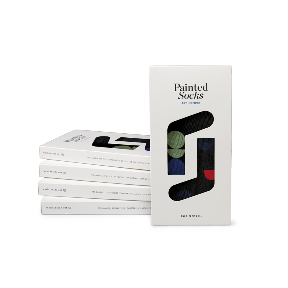 Socks by Taeuber-Arp (black (5 pairs)