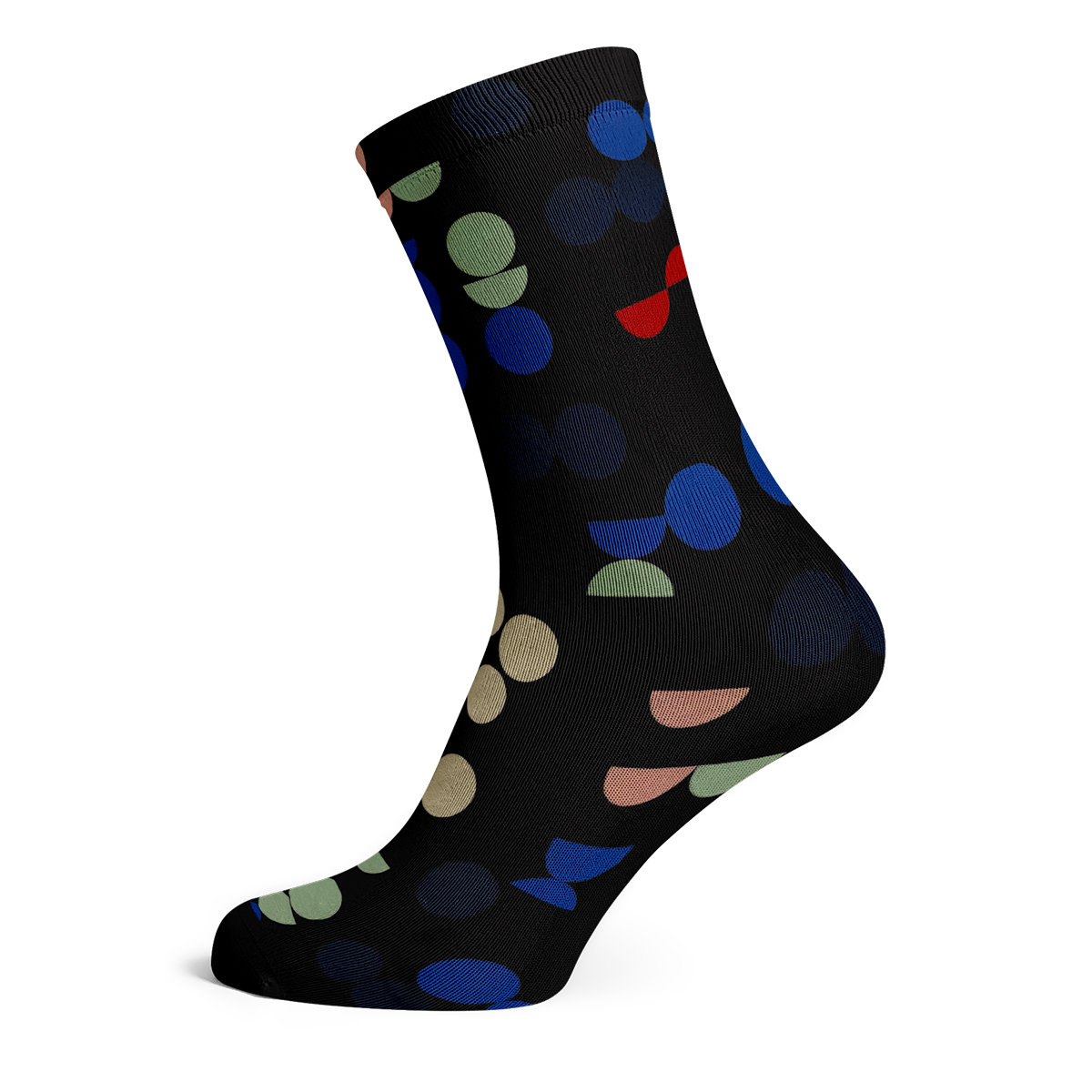 Socks by Taeuber-Arp - Black (5 pairs)