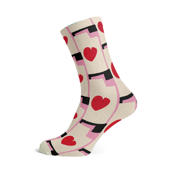 Socks by Matisse (hearts, 5 pairs)