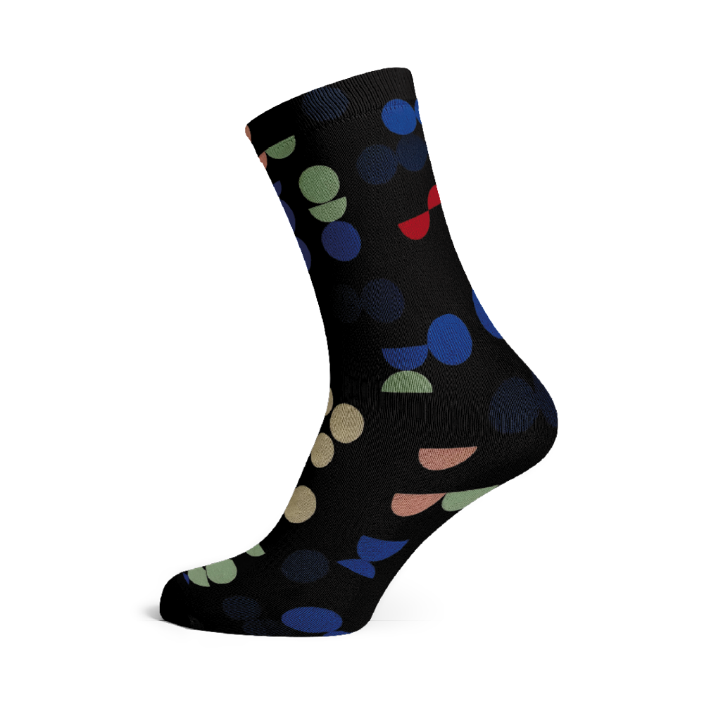 Socks by Taeuber-Arp (black (5 pairs)