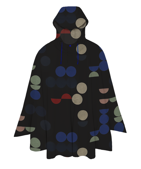 Raincape by Taeuber-Arp (black, 3 pcs)