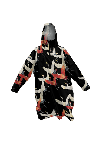 Rainponcho Cranes (black, 3 pcs)